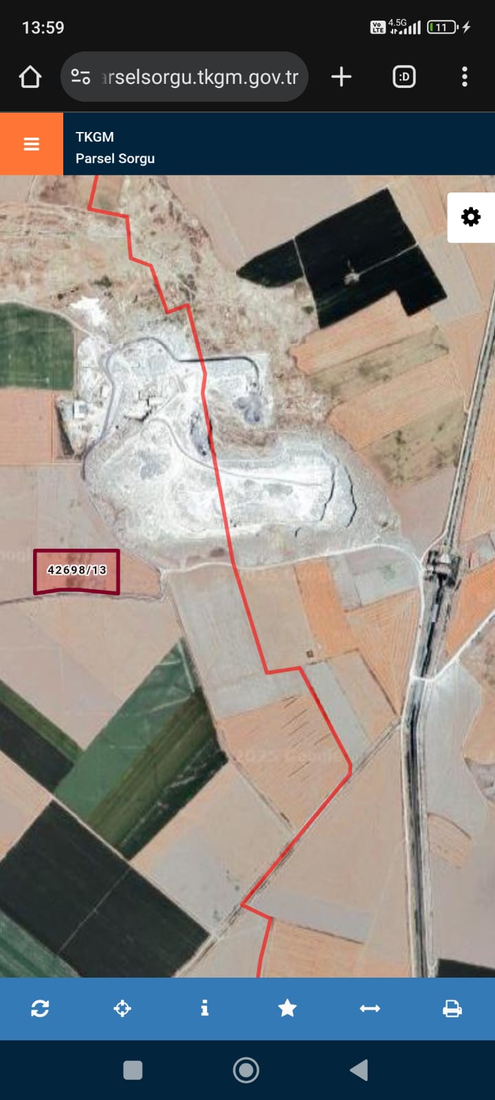 KONYA KARAÖMERLER KÖYÜN DE 5000 M2 HİSSELİ TARLA SATLIK TIR